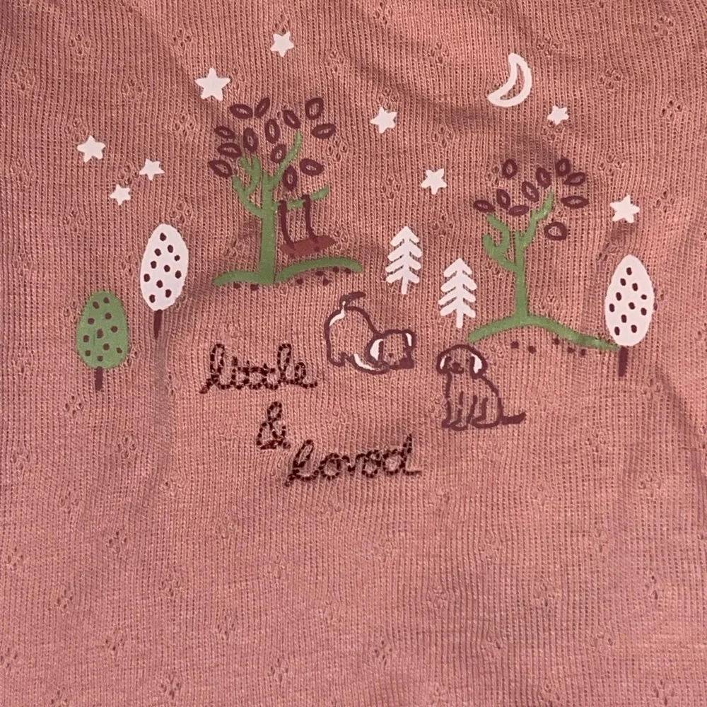 Gerber Peach Bodysuit with Cute Forest‎ Design